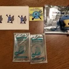 スシロー✖️スンスン。コラボキャラクタークリアカード・ステッカー.指人形