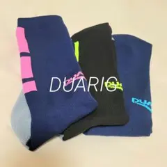 DUARIG デュアリグ 靴下 3足セット 未使用 サッカー 25cm～27cm