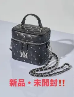 ダーリッチ キルティングビジュースクエアミニバッグ