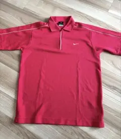 Nike 赤 ポロシャツ ゴルフ