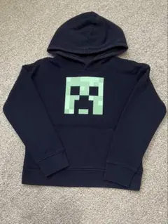 ネイビー クリーパー　パーカー 130cm マイクラ　Minecraft GAP