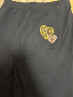 KENZO PARIS ハートロゴ スウェット ショートパンツ　S ネイビーのサムネイル