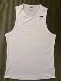 Gymshark ジムシャーク タンクトップ ノースリーブ 白 XS
