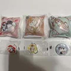 くら寿司　モフサンド　クッションチャーム　ラバーチャーム　缶バッジ