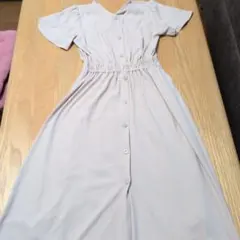 MAJESTIC LEGON ベージュ半袖 ワンピース（匿名配送・メルカリ便）