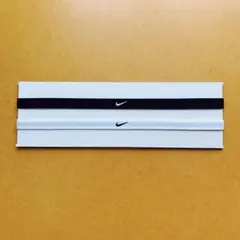 nike ヘアバンド ホワイト&ブラック 2本セット！