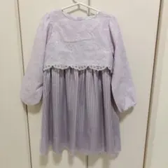 UNITED ARROWS 薄紫 ワンピース 110