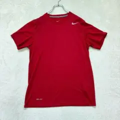 yn722 良品✨ナイキ ドライフィットTシャツ 赤 トレーニング スポーツ