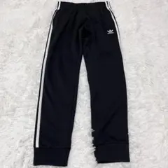 古着 adidas アディダス トラックパンツ ジョガーパンツ ブラック SST