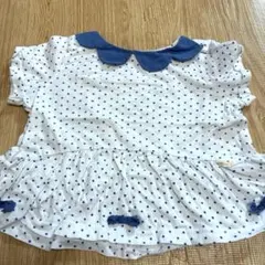 水玉模様 半袖ブラウス 110cm kp セットのサムネイル