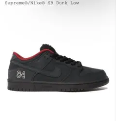 25cm Supreme NIKE SB DUNK Low Black
