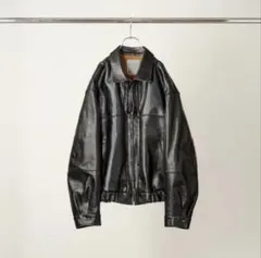 26ss ANCELLM LEATHER JACKET D.BRICK サイズ1 - メルカリ