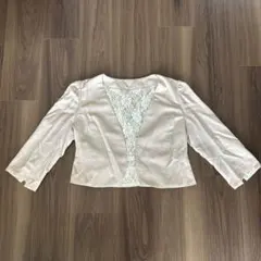 【セール中】RUIRUE BOUTIQUE レース切替ボレロ ベージュのサムネイル