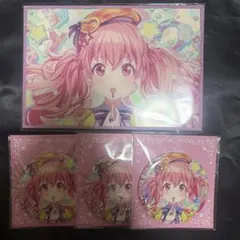 プロセカ はぴこれ はぴコレ 桃井愛莉 缶バッジ アクリル色紙 - メルカリ
