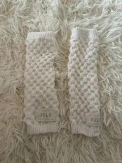 POLO ベビーレッグウォーマー ホワイト