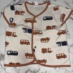 ベビーベスト 車プリント 95cm未満