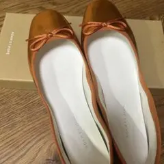 新品　ADAM ET ROPÉ オレンジ バレエシューズ 23.5cm