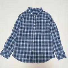 120〜123★ディーゼルキッズ★チャーム付き！チェック柄シャツ★サイズ６