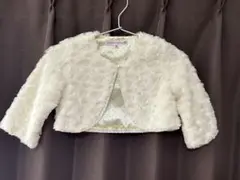 Catherine Cottageファーボレロホワイト100㎝新品未着用タグ無し