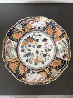 【極美品】香蘭社 古伊万里様式 盛皿 大皿 39cm 金彩 輪花 飾り皿 有田焼 極美品】香蘭社 古伊万里様式 盛皿 大皿 39cm 金彩 輪花 飾り皿 有田焼