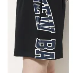 新品 サイズ0 newbalance スウェット ショートパンツ 黑