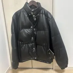 24AW BEAUTY&YOUTH別注 Schott レザー ダウンジャケット