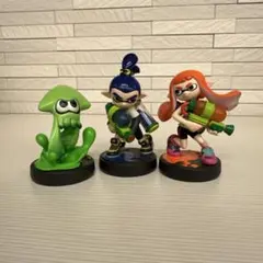 イカとインクリング スプラトゥーン　アミーボ（amiibo）3体セット