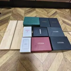 【11個】腕時計収納ケース 箱 CITIZEN SEIKO VEJRHOJ