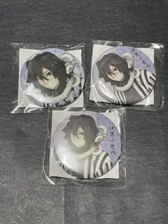 鬼滅の刃　伊黒小芭内　缶バッジ　ナンジャタウン