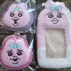 新品 おぱんちゅうきぎ フワフワキーホルダートレカケースセット
