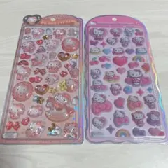 【正規品】うるちゅるポップシール ハローキティベビー コットンパフィーシール
