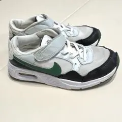 Nike Air Max スニーカー ホワイト/グリーン　21cm