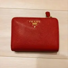 ✨未使用展示品・箱付き✨ PRADA ミニ財布 サフィアーノレザー L字 