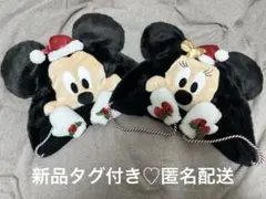 【新品タグ付き】ミッキー　ミニー　ディズニー・クリスマス　ファンキャップ