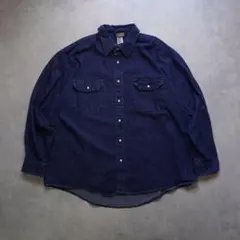 00s 極美濃紺 RED KAP デニムウエスタンシャツ XXL ビッグサイズのサムネイル