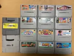 【ジャンク】スーパーファミコン用ソフト　計14点