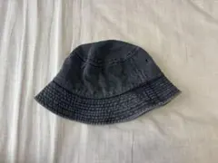 newhattan バケットハット ブラック ウォッシュ加工 S/Mのサムネイル