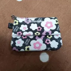 MARY QUANT フラワーパターン ポーチ