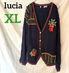 レア⭐️lucia【XL】ルチア　ネイビー カーディガン