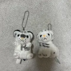 ホワイトタイガー ぬいぐるみ 2体セット
