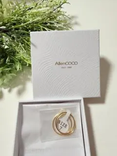 新品✨AllenCOCO リング 3本セット ゴールドカラー サイズ7
