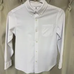美品UNIQLO 長袖シャツ 130 白（要プロフ必読）
