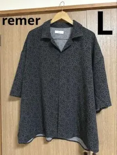 remer loose floral shirt ブラック L