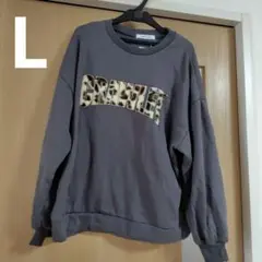新品裏シャギートレーナーL
