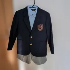 ネイビー ブレザー ショートパンツ セット