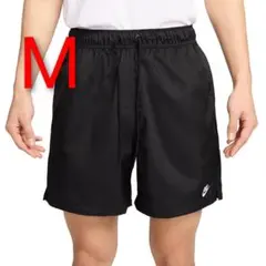ナイキ クラブ ウーブン フロー ショート ハーフ パンツ ブラック M
