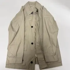 ✨美品✨MHL. ステンカラーコート メンズ M ベージュ コットン100%
