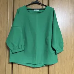 BOYS'ROOM グリーン 7分袖ブラウス