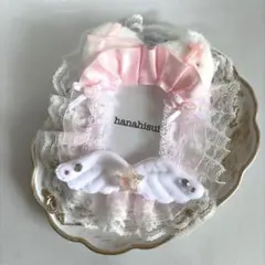 レースデコ　トレカケース　ねこ耳　猫　ピンク　天使　25