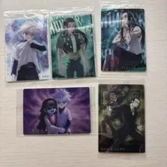 HUNTER×HUNTER カード イタジャガ　5枚セット キルア イルミ